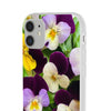 Spring Violas Flexi Clear Cases for Most Phone Types