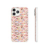 Happy Cake White Flexi Clear Cases for Most Phone Types (FWS)