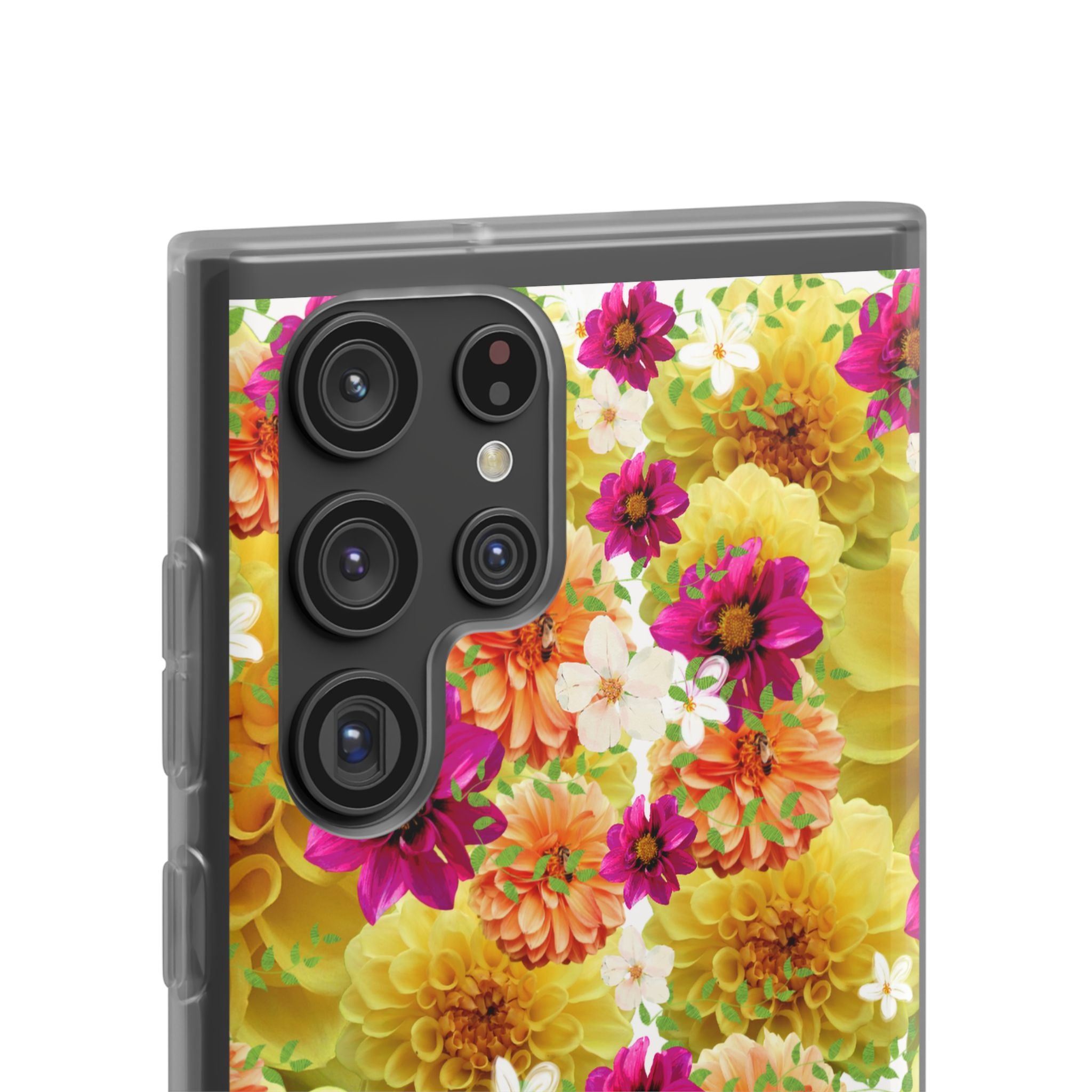 Graphic Dahlias 2 Flexi Cases for Most Phone Types