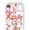 Cats Love White Flexi Clear Cases for Most Phone Types (FWS)