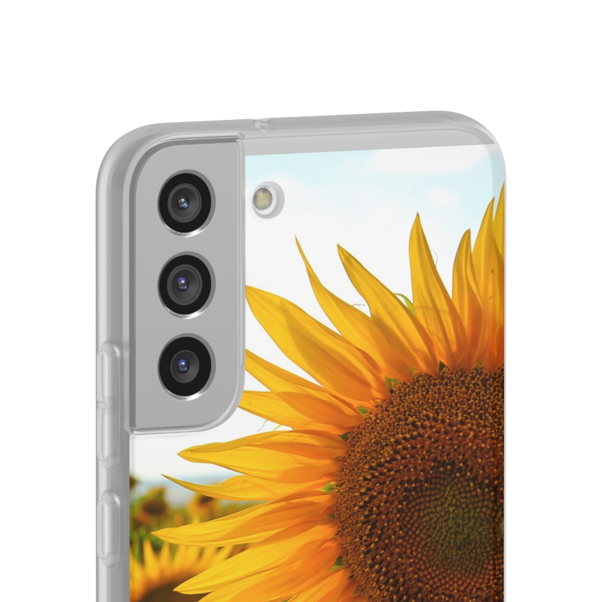 Sunflowers Flexi Clear Cases for Most Phone Types