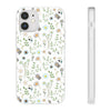 Graphic White Daisies Flexi Clear Cases for Most Phone Types (FWS)