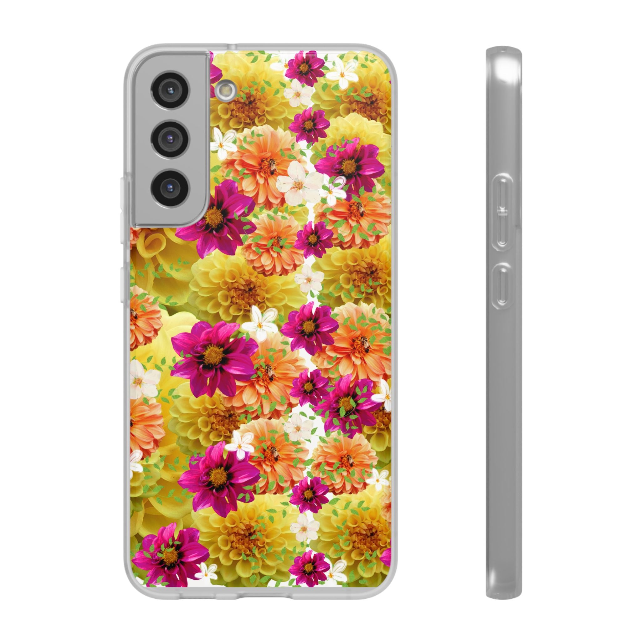 Graphic Dahlias 2 Flexi Cases for Most Phone Types (FWS)