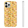 Happy Cake Yellow Flexi Clear Cases for Most Phone Types (FWS)
