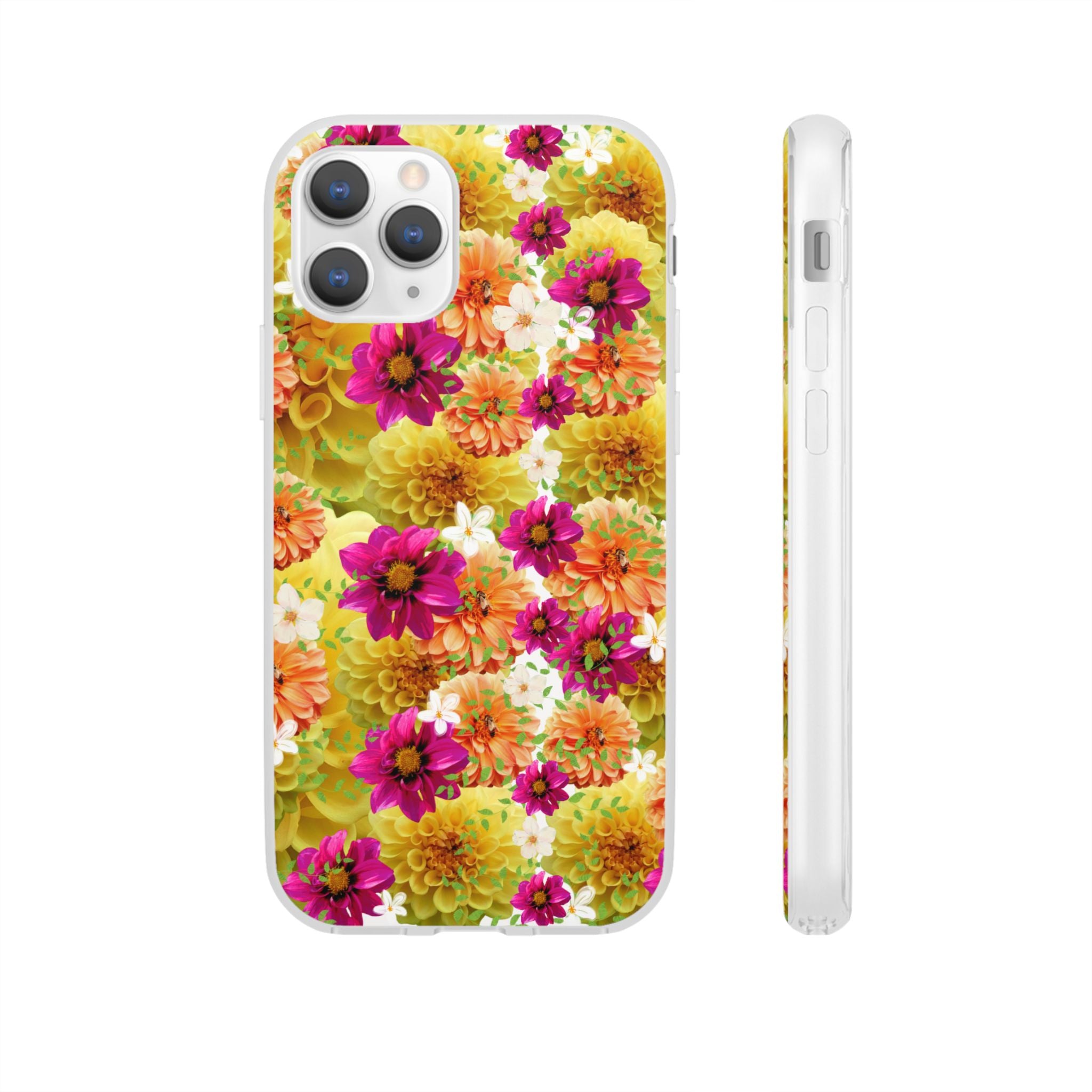 Graphic Dahlias 2 Flexi Cases for Most Phone Types (FWS)