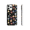 Wildflowers Painted Black Flexi Clear Case for Most Phone Types