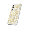 Golden Frangipanis White Flexi Clear Cases for Most Phone Types (FWS)