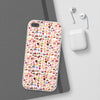 Happy Cake White Flexi Clear Cases for Most Phone Types (FWS)