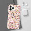 Happy Cake White Flexi Clear Cases for Most Phone Types (FWS)