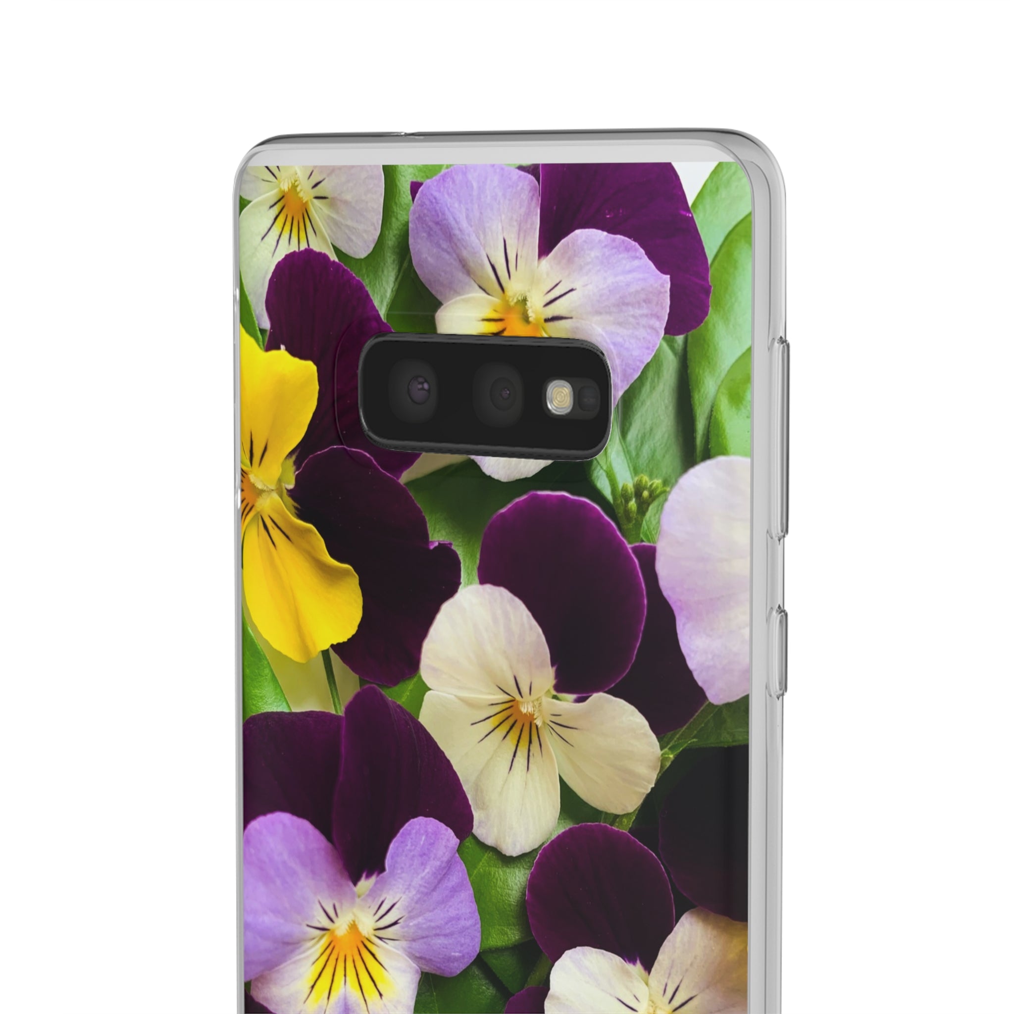 Spring Violas Flexi Clear Cases for Most Phone Types