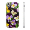 Spring Violas Flexi Clear Cases for Most Phone Types