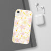 Pastel Frangipanis Yellow Flexi Clear Cases for Most Phone Types (FWS)