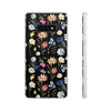 Wildflowers Painted Black Flexi Clear Case for Most Phone Types