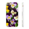 Spring Violas Flexi Clear Cases for Most Phone Types