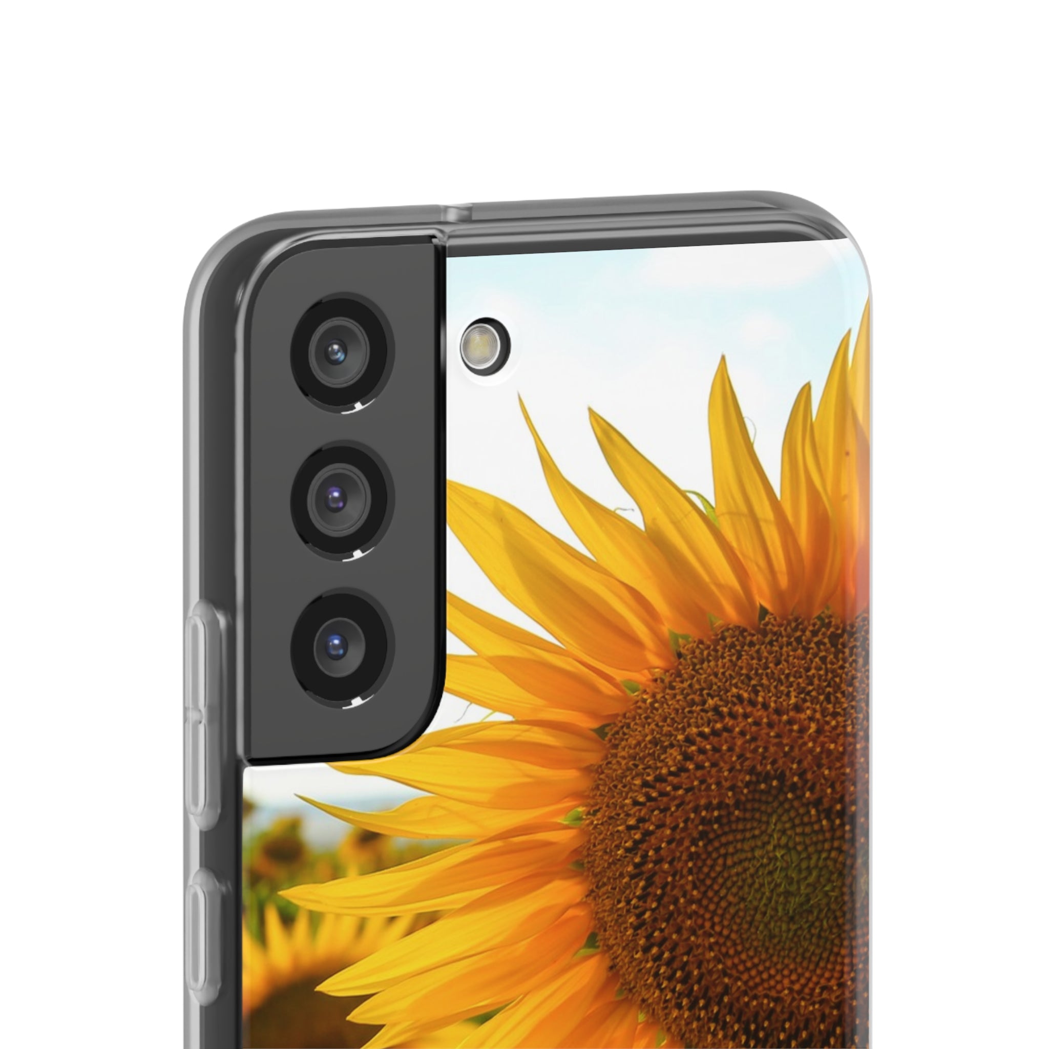 Sunflowers Flexi Clear Cases for Most Phone Types