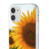 Sunflowers Flexi Clear Cases for Most Phone Types