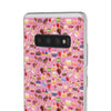 Happy Cake Pink Flexi Clear Cases for Most Phone Types (FWS)
