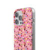 Happy Cake Pink Flexi Clear Cases for Most Phone Types (FWS)
