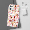 Happy Cake White Flexi Clear Cases for Most Phone Types (FWS)