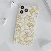 Golden Frangipanis White Flexi Clear Cases for Most Phone Types (FWS)