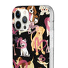 Dogs Love Black Flexi Clear Cases for Most Phone Types (FWS)