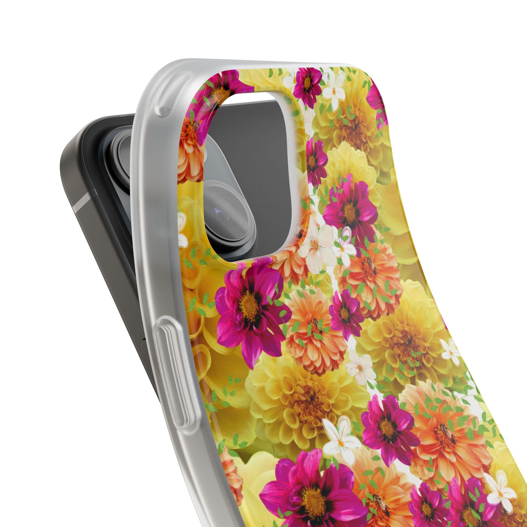 Graphic Dahlias 2 Flexi Cases for Most Phone Types