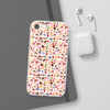 Happy Cake White Flexi Clear Cases for Most Phone Types (FWS)