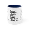 Good in Bed Accent Mug 11oz