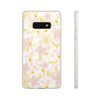 Pastel Frangipanis Yellow Flexi Clear Cases for Most Phone Types (FWS)