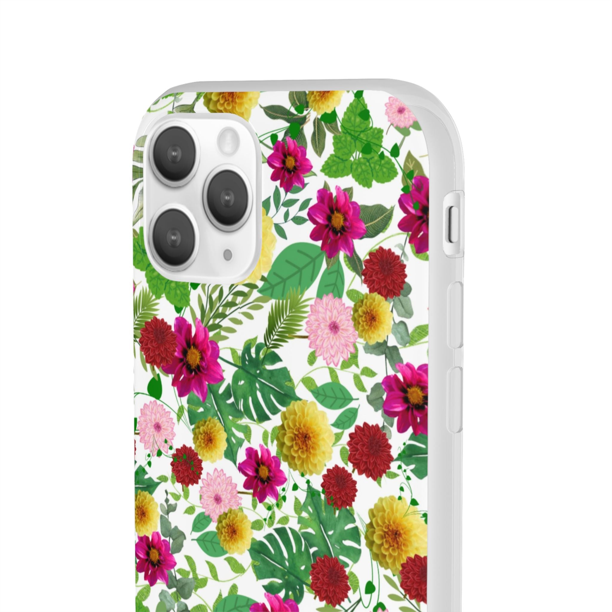 Graphic Dahlias Flexi Cases for Most Phone Types (FWS)