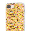 Happy Cake Yellow Flexi Clear Cases for Most Phone Types (FWS)