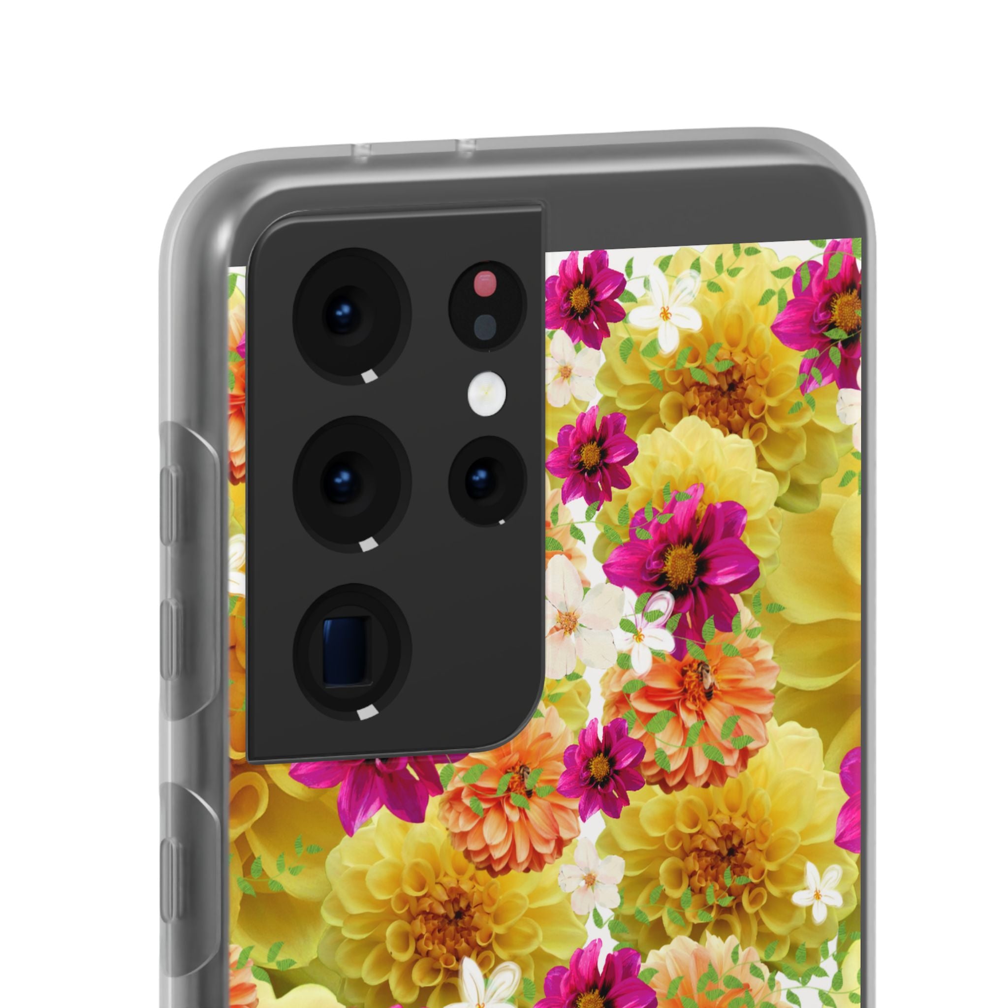 Graphic Dahlias 2 Flexi Cases for Most Phone Types