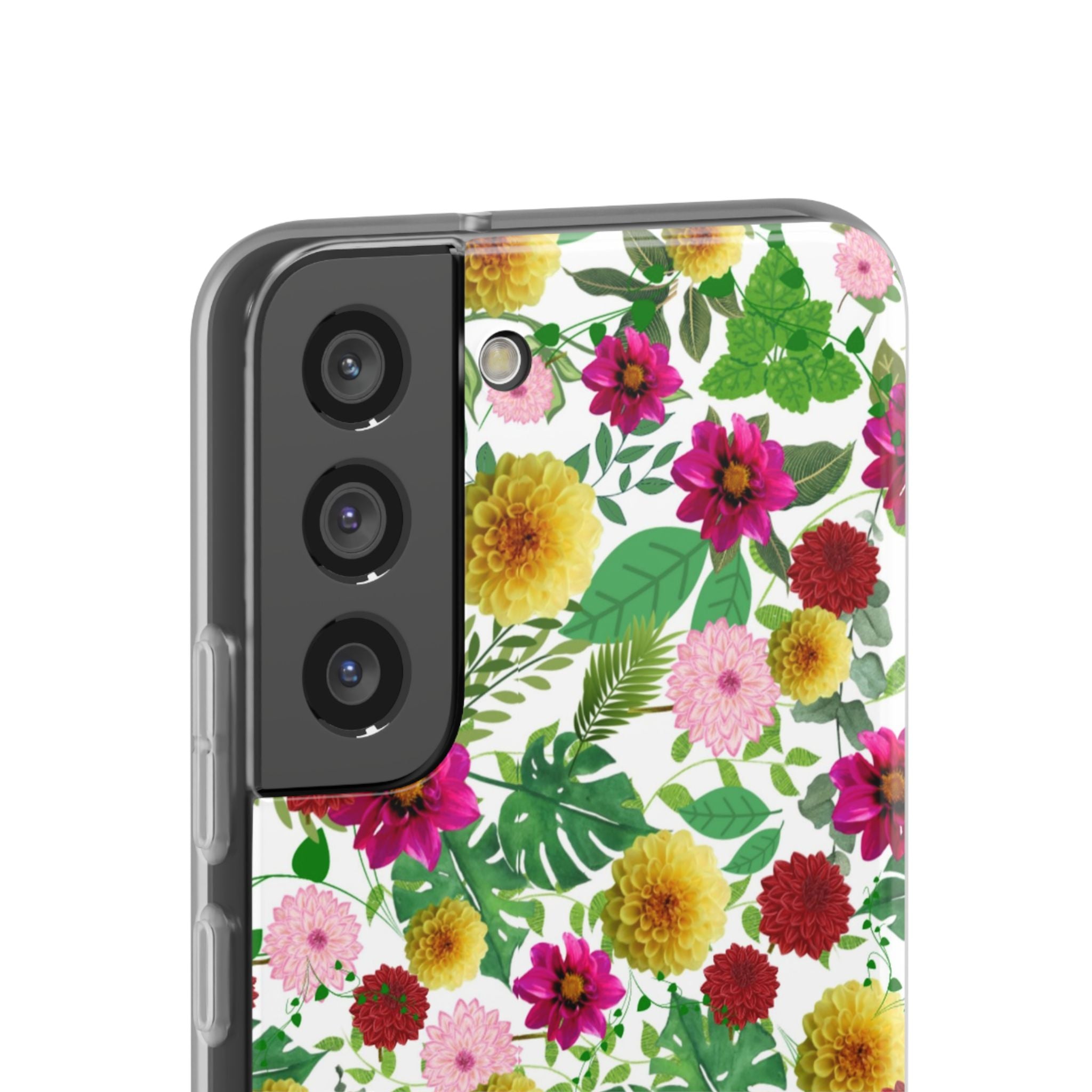 Graphic Dahlias Flexi Cases for Most Phone Types (FWS)