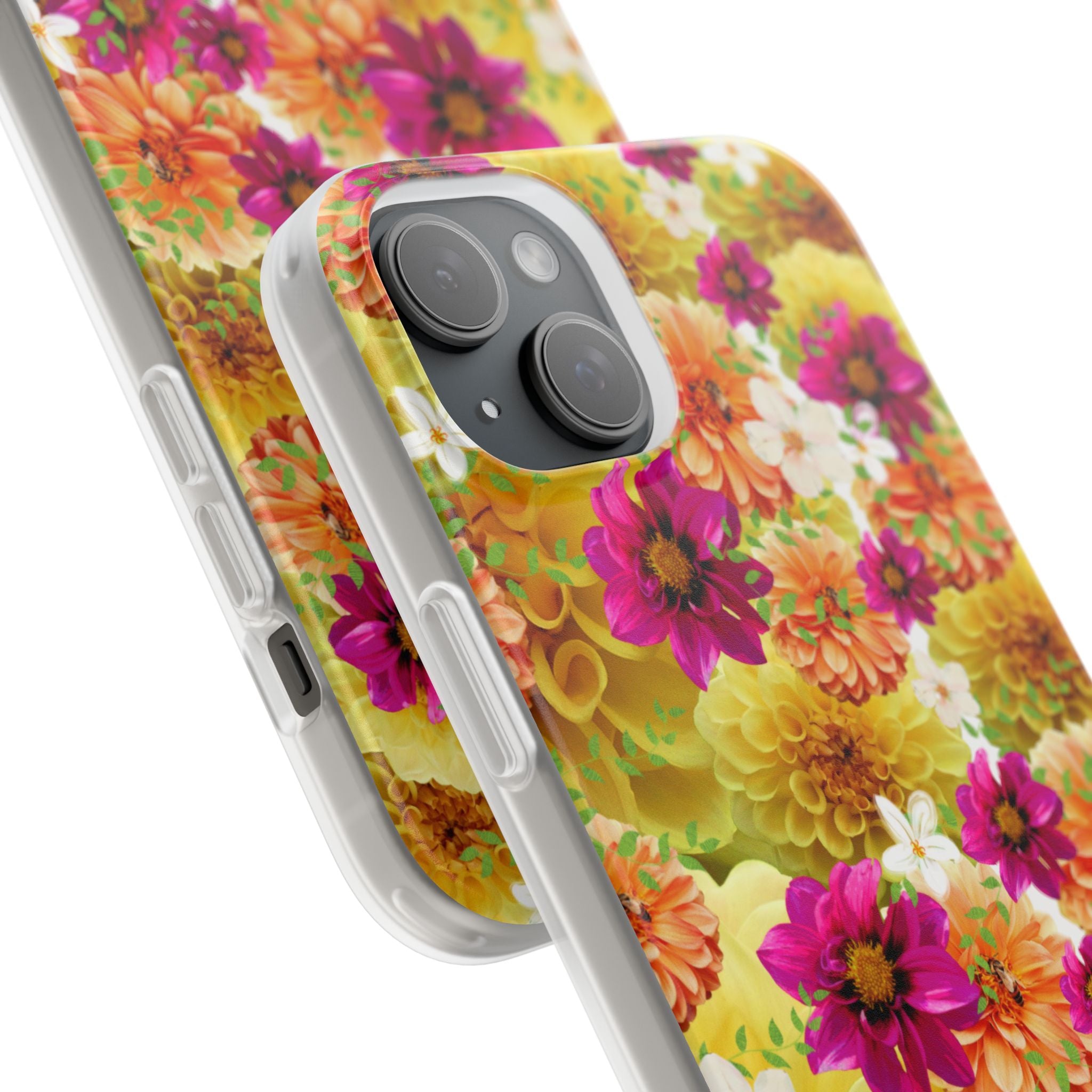 Graphic Dahlias 2 Flexi Cases for Most Phone Types (FWS)