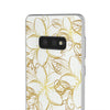 Golden Frangipanis White Flexi Clear Cases for Most Phone Types (FWS)