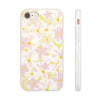 Pastel Frangipanis Yellow Flexi Clear Cases for Most Phone Types (FWS)
