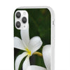 White Frangipanis Flexi Clear Cases for Most Phone Types (FWS)