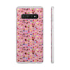 Happy Cake Pink Flexi Clear Cases for Most Phone Types (FWS)
