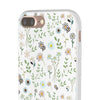 Graphic White Daisies Flexi Clear Cases for Most Phone Types (FWS)