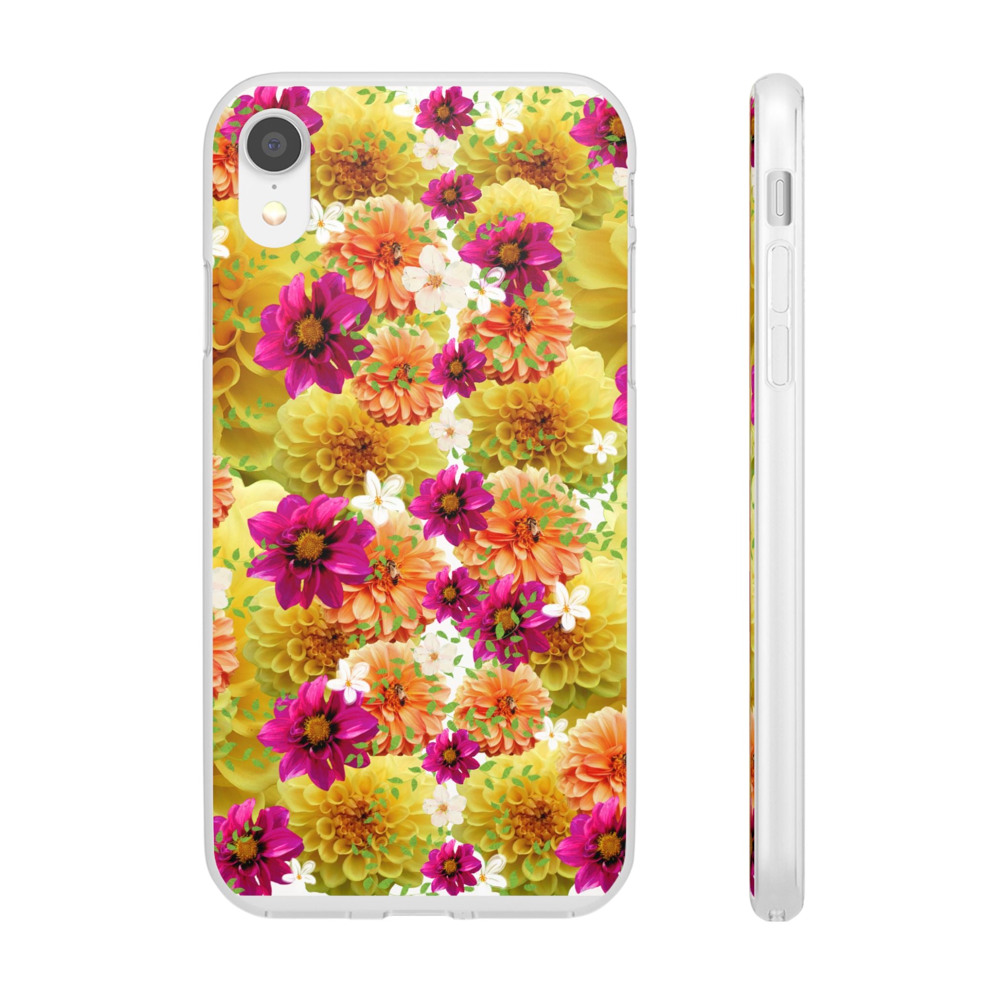 Graphic Dahlias 2 Flexi Cases for Most Phone Types