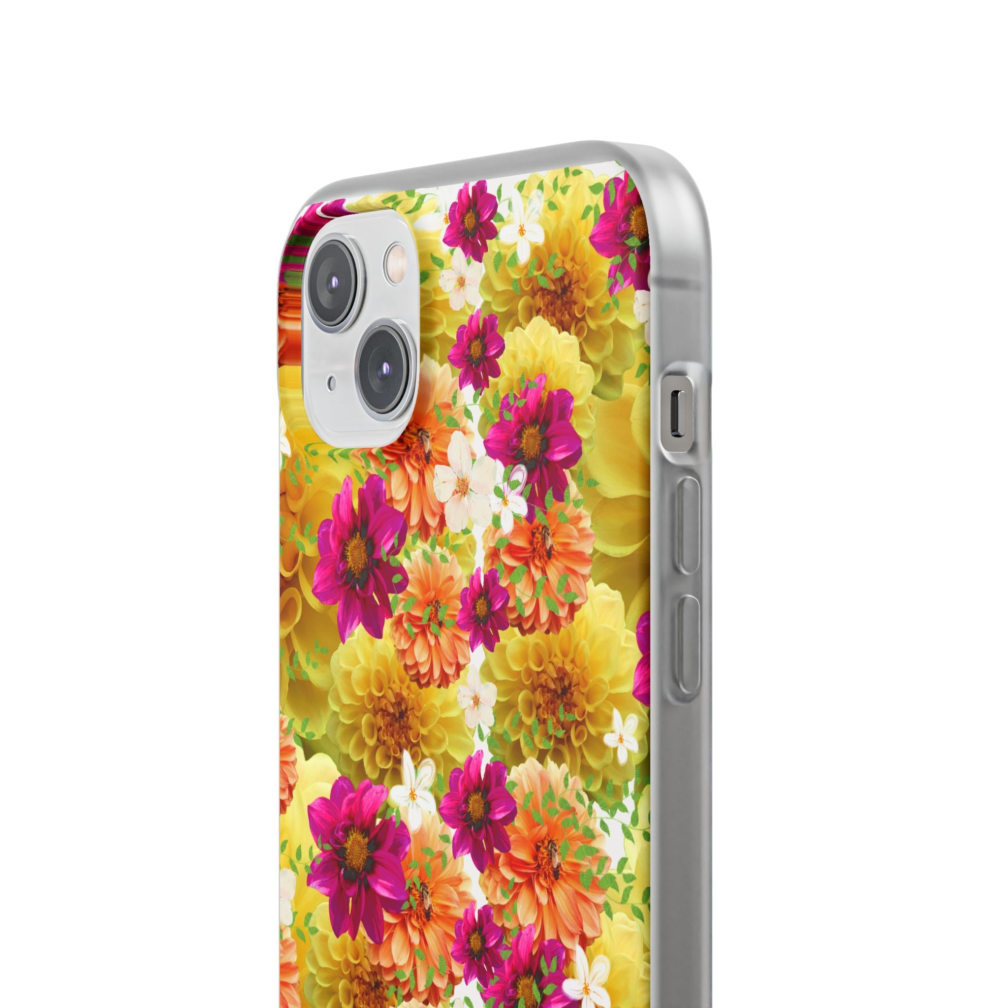 Graphic Dahlias 2 Flexi Cases for Most Phone Types