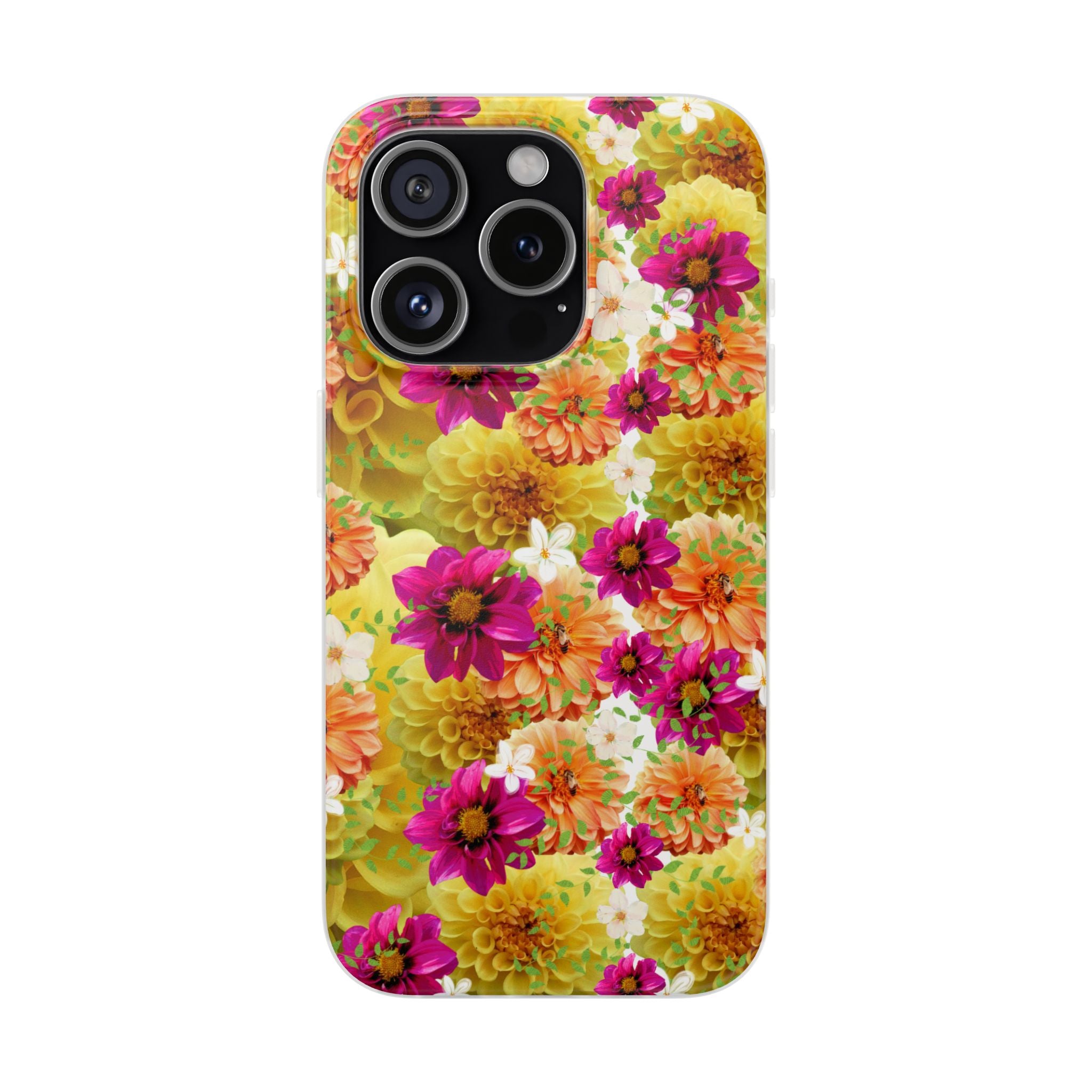 Graphic Dahlias 2 Flexi Cases for Most Phone Types (FWS)