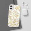Golden Frangipanis White Flexi Clear Cases for Most Phone Types (FWS)