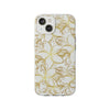 Golden Frangipanis White Flexi Clear Cases for Most Phone Types (FWS)