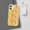 Happy Cake Yellow Flexi Clear Cases for Most Phone Types (FWS)