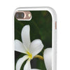 White Frangipanis Flexi Clear Cases for Most Phone Types (FWS)