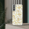 Golden Frangipanis White Flexi Clear Cases for Most Phone Types (FWS)