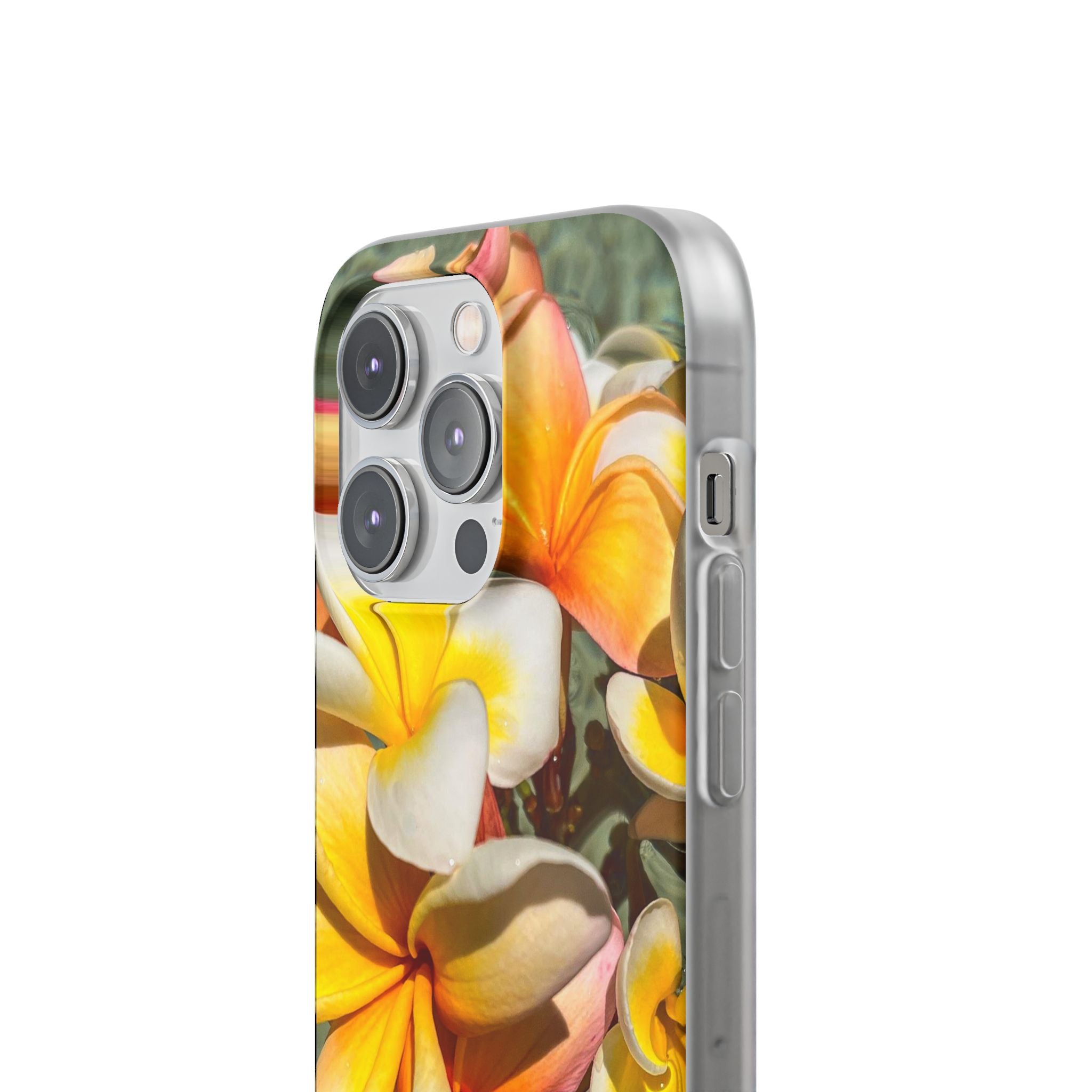 Floating Frangipanis 2 Flexi Clear Cases for Most Phone Types (FWS)
