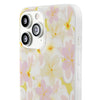 Pastel Frangipanis Yellow Flexi Clear Cases for Most Phone Types (FWS)