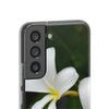 White Frangipanis Flexi Clear Cases for Most Phone Types (FWS)